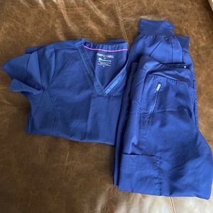 Purple label by Healing Hands scrubs